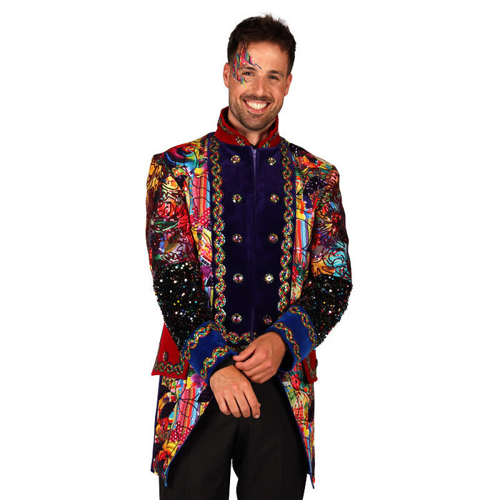 Carnavalsjas heren Fiesta Carnavale multicolor