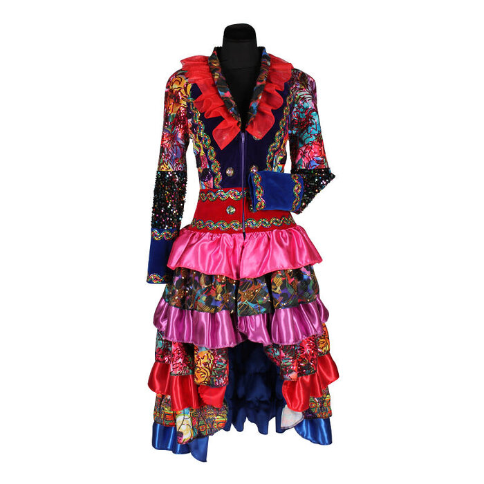 Carnavalsjas dames Fiesta Carnavale multicolor