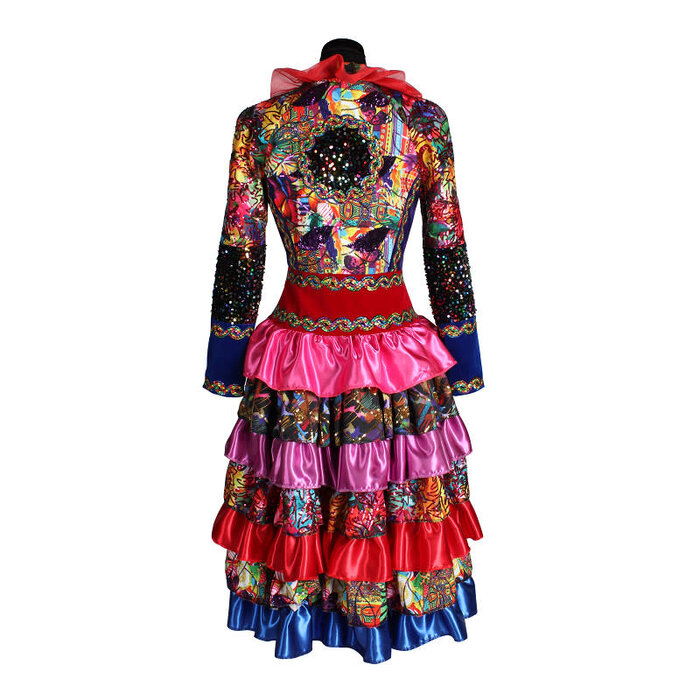 Carnavalsjas dames Fiesta Carnavale multicolor