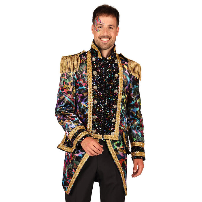 Carnavalsjas heren Painted black