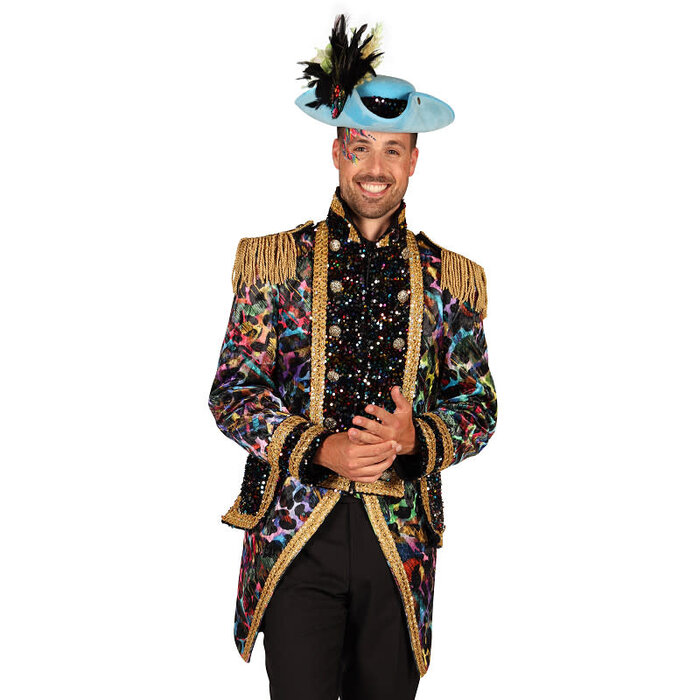 Carnavalsjas heren Painted black