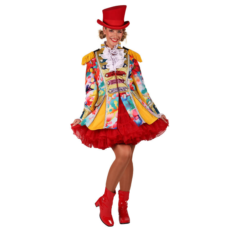 Carnavalsjas dames color paint splatters