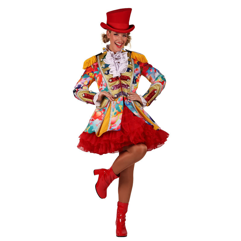 Carnavalsjas dames color paint splatters