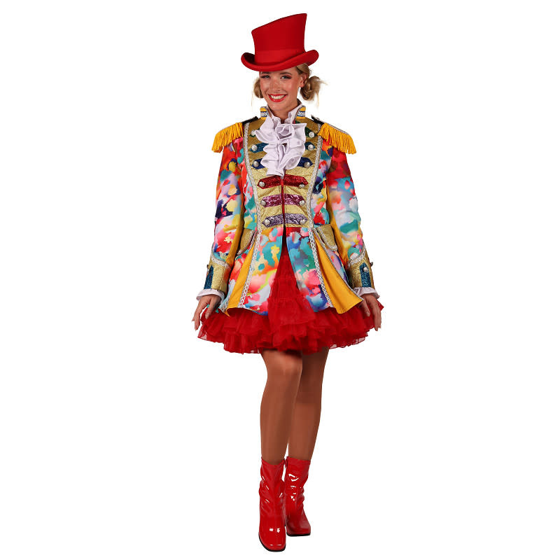 Carnavalsjas dames color paint splatters