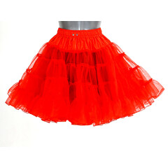Petticoat lang rood 2-laags