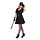 FBI kleedje dames zwart