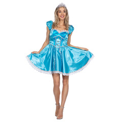 Wilbers & Wilbers Prinsessen kleedje blauw kort luxe