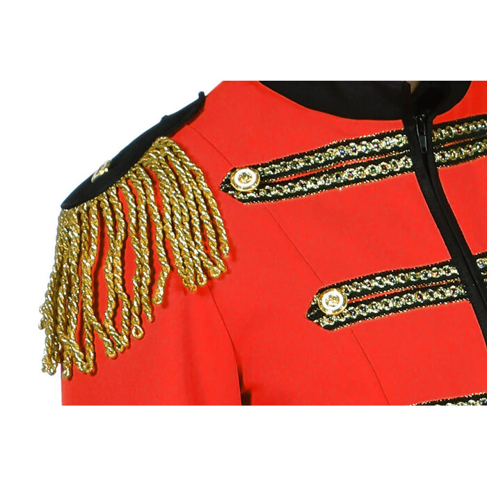 Wilbers & Wilbers Jas circus directeur rood luxe