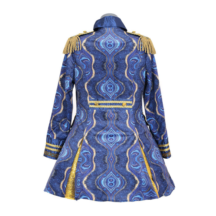 Di Bartelomeo Carnavalsjas blauw marble blue dames luxe