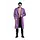 Lange paarse jas the Joker luxe