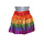 Paillettenrokje regenboog