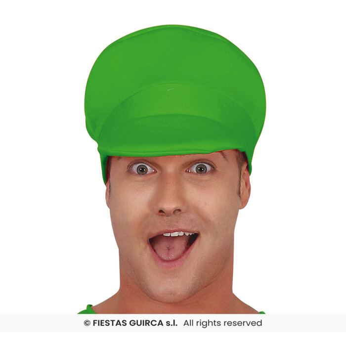 Loodgieter trein machinist groen blauw luigi