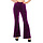Disco party glitter broek flared paars