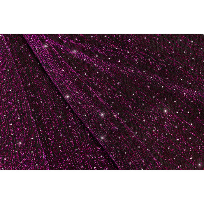 Disco party glitter broek flared paars