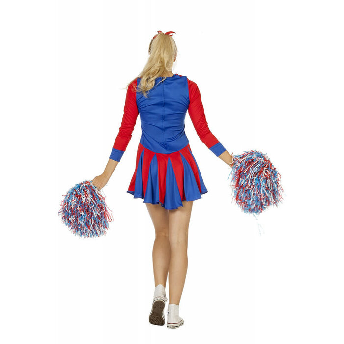 Cheerleader rood wit blauw