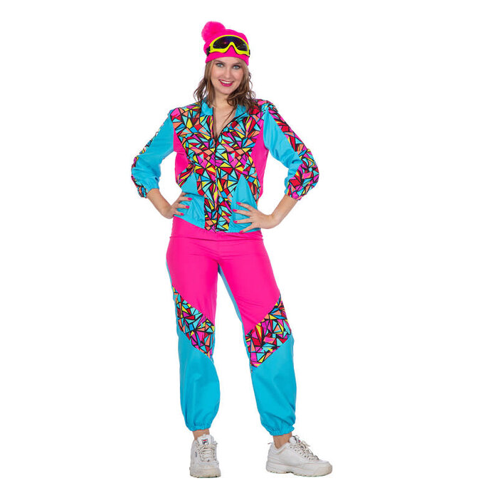 Trainingspak ski neon dames