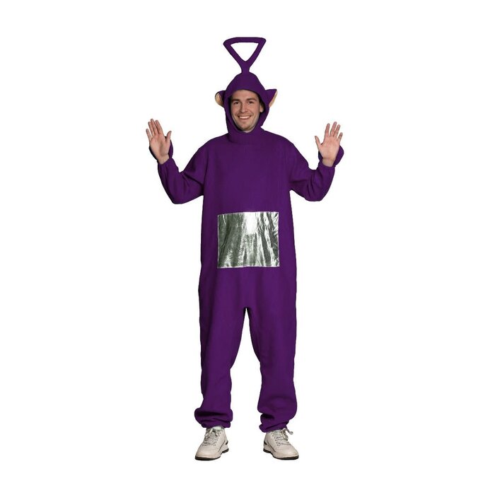 Feestshop.be Teletubbie kostuum paars Tinky Winky volwassenen