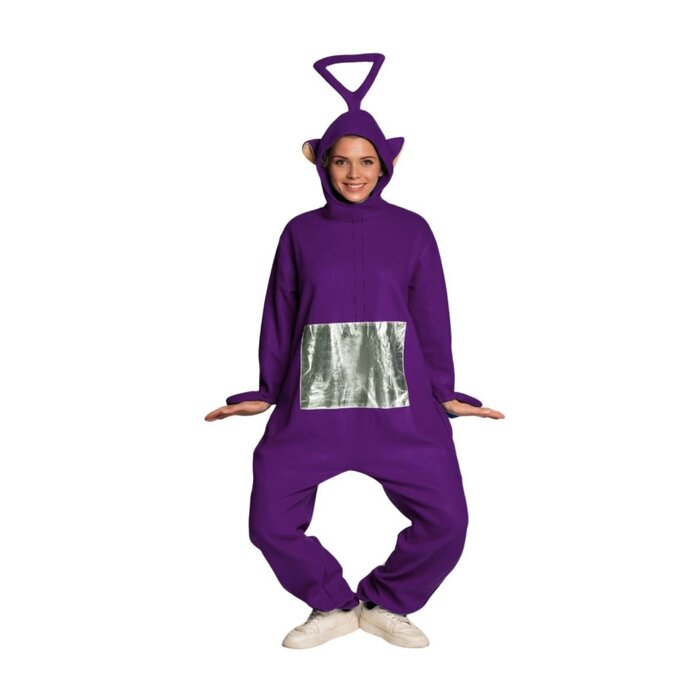 Feestshop.be Teletubbie kostuum paars Tinky Winky volwassenen