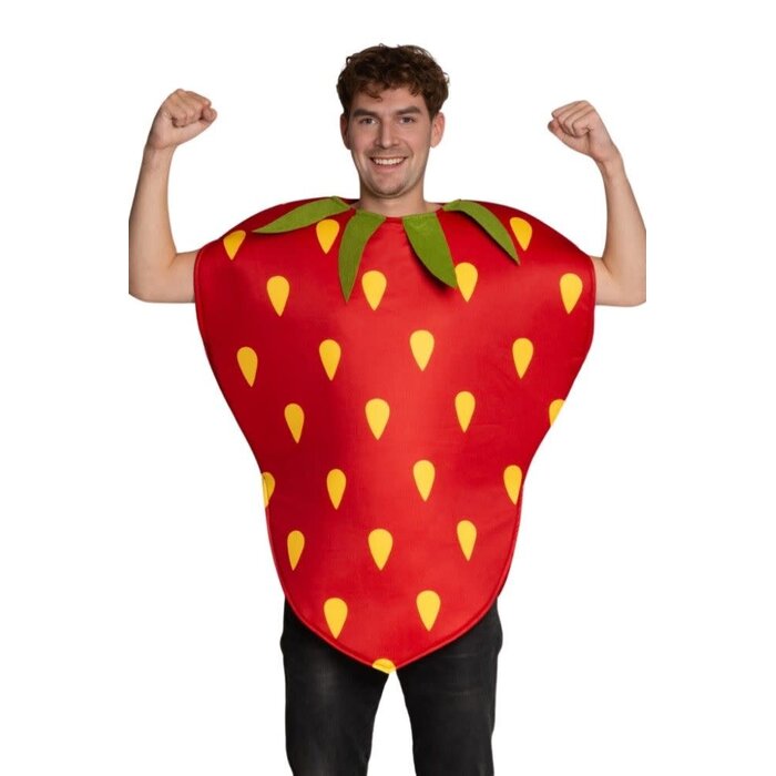 Feestshop.be Aardbei kostuum one size