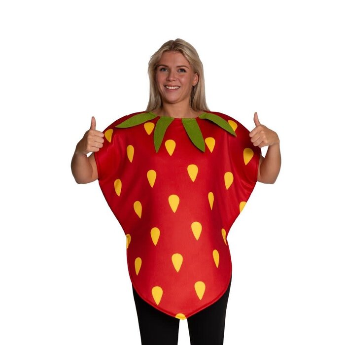 Feestshop.be Aardbei kostuum one size