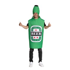 Feestshop.be Bierfles kostuum groen one size