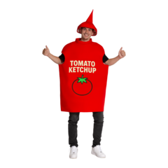 Feestshop.be Ketchup fles kostuum one size