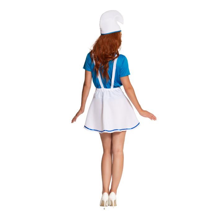 Feestshop.be Smurfin kleedje dames