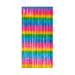 Deur gordijn folie regenboog Rainbow 2x1m