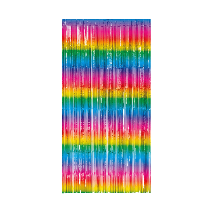 Deur gordijn folie regenboog Rainbow 2x1m