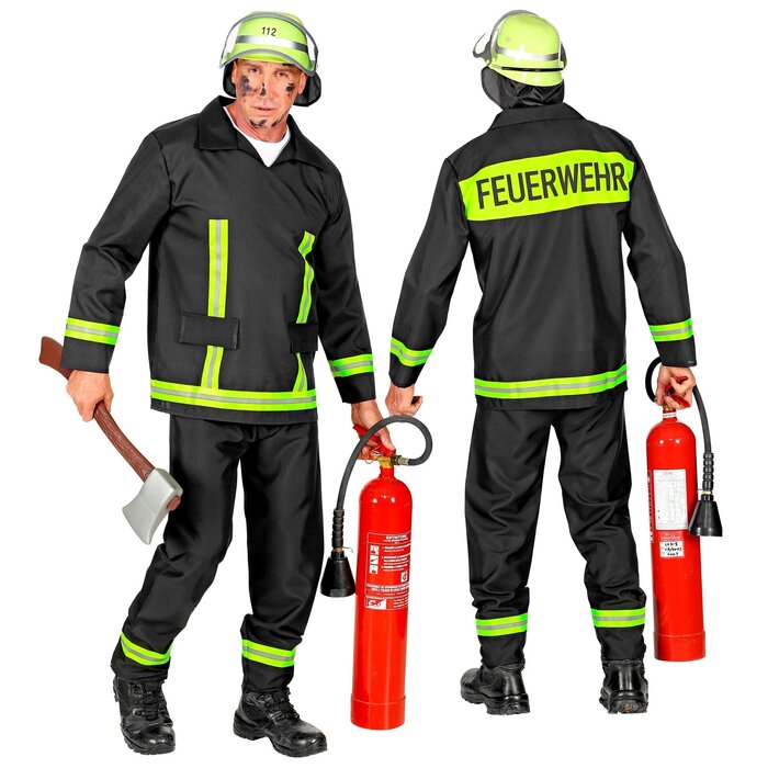 Widmann Brandweerman kostuum heren Feuerwehr