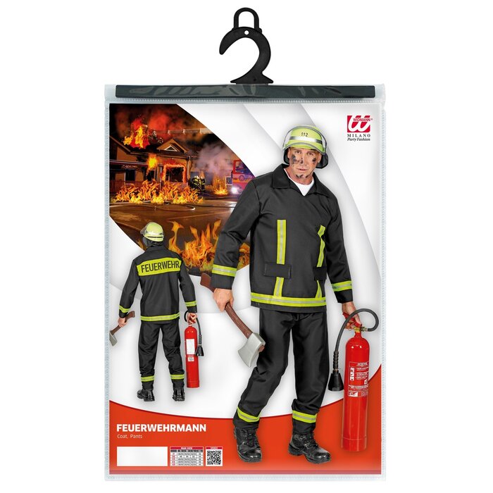 Widmann Brandweerman kostuum heren Feuerwehr