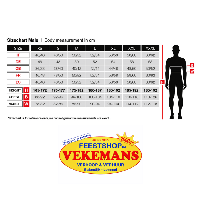 Widmann Brandweerman kostuum heren Feuerwehr