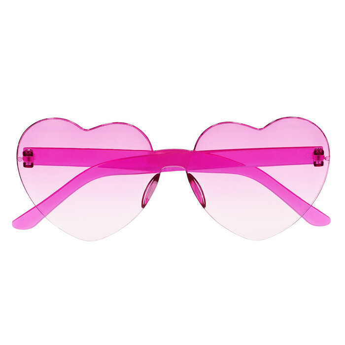 Boland Roze pink bril hartjes