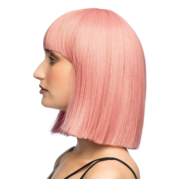 Pruik Djamilla coral pink luxe