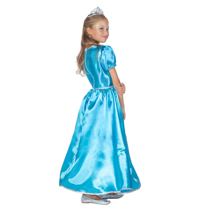 Wilbers & Wilbers Prinses kleed blauw lang meisjes