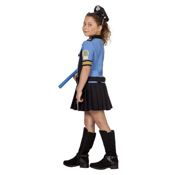 Politie jurkje agent meisje blauw