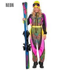 Widmann Foute skipak zebra fluo neon multicolor dames