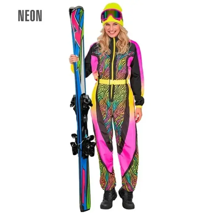 Widmann Foute skipak zebra fluo neon multicolor dames