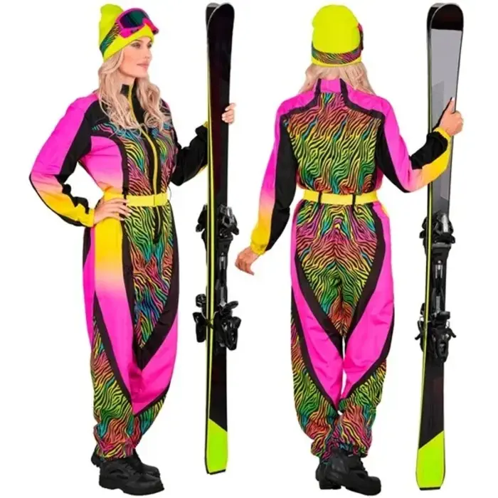 Widmann Foute skipak zebra fluo neon multicolor dames