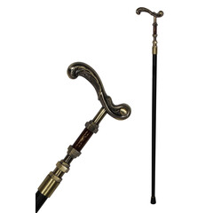 Feestshop.be Klassieke wandelstok koper 93cm