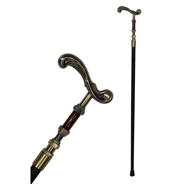 Feestshop.be Klassieke wandelstok koper 93cm