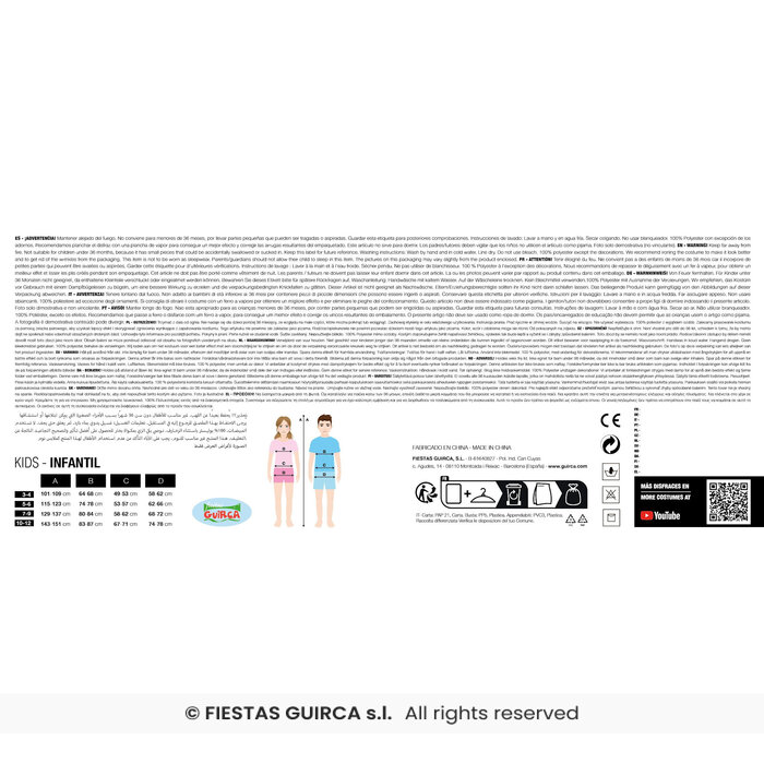 Fiestas Guirca Gevangene oranje boef kind