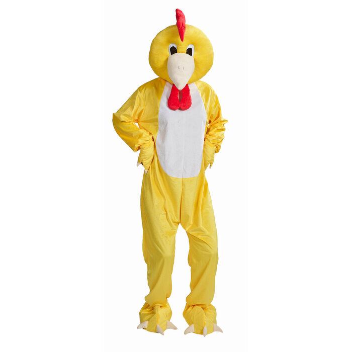 Feestshop.be Kip Paaskip kuiken geel mascotte kostuum volwassenen