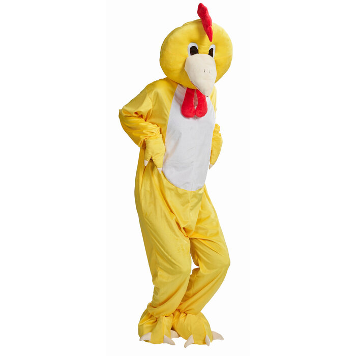 Feestshop.be Kip Paaskip kuiken geel mascotte kostuum volwassenen
