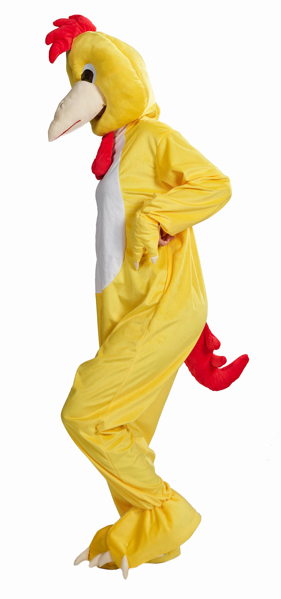 Feestshop.be Kip Paaskip kuiken geel mascotte kostuum volwassenen