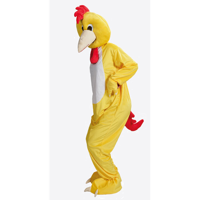 Feestshop.be Kip Paaskip kuiken geel mascotte kostuum volwassenen