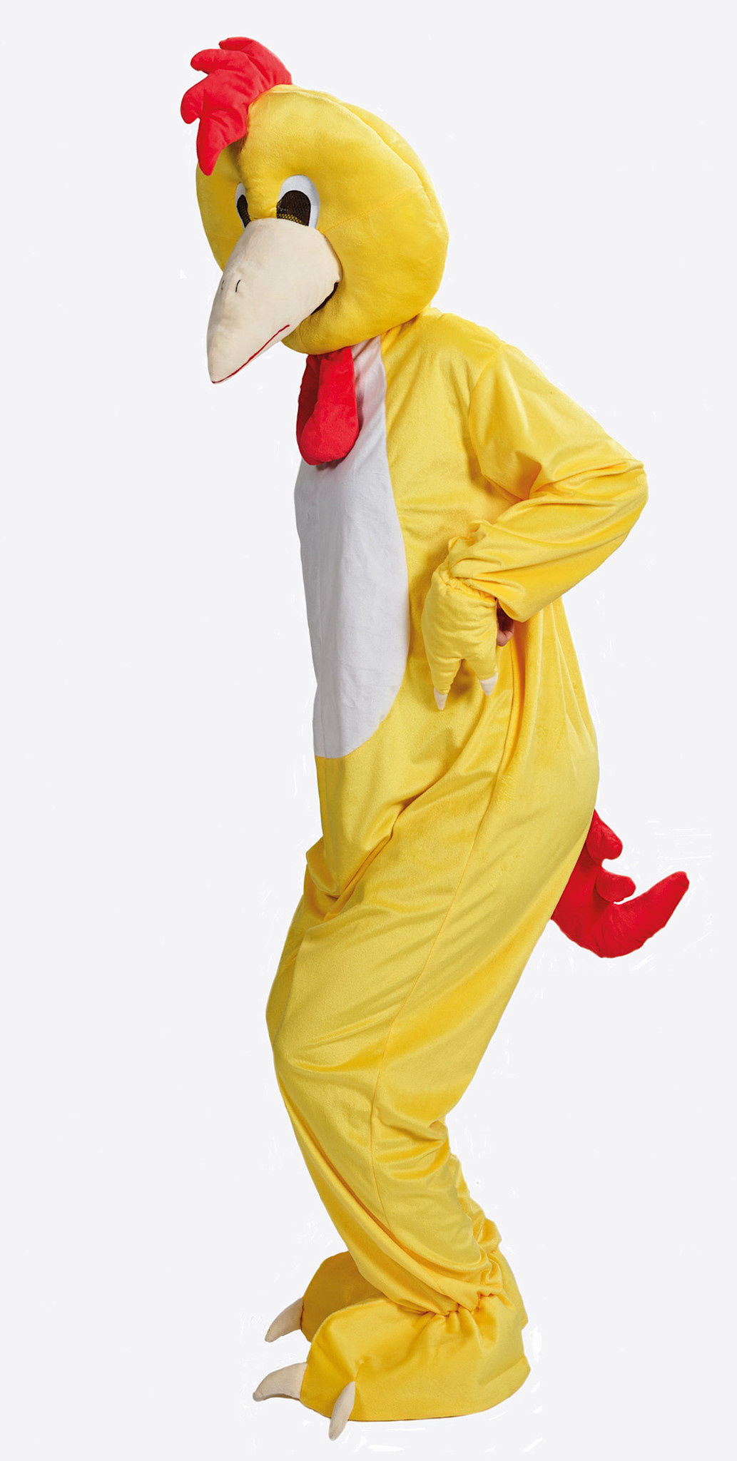 Feestshop.be Kip Paaskip kuiken geel mascotte kostuum volwassenen