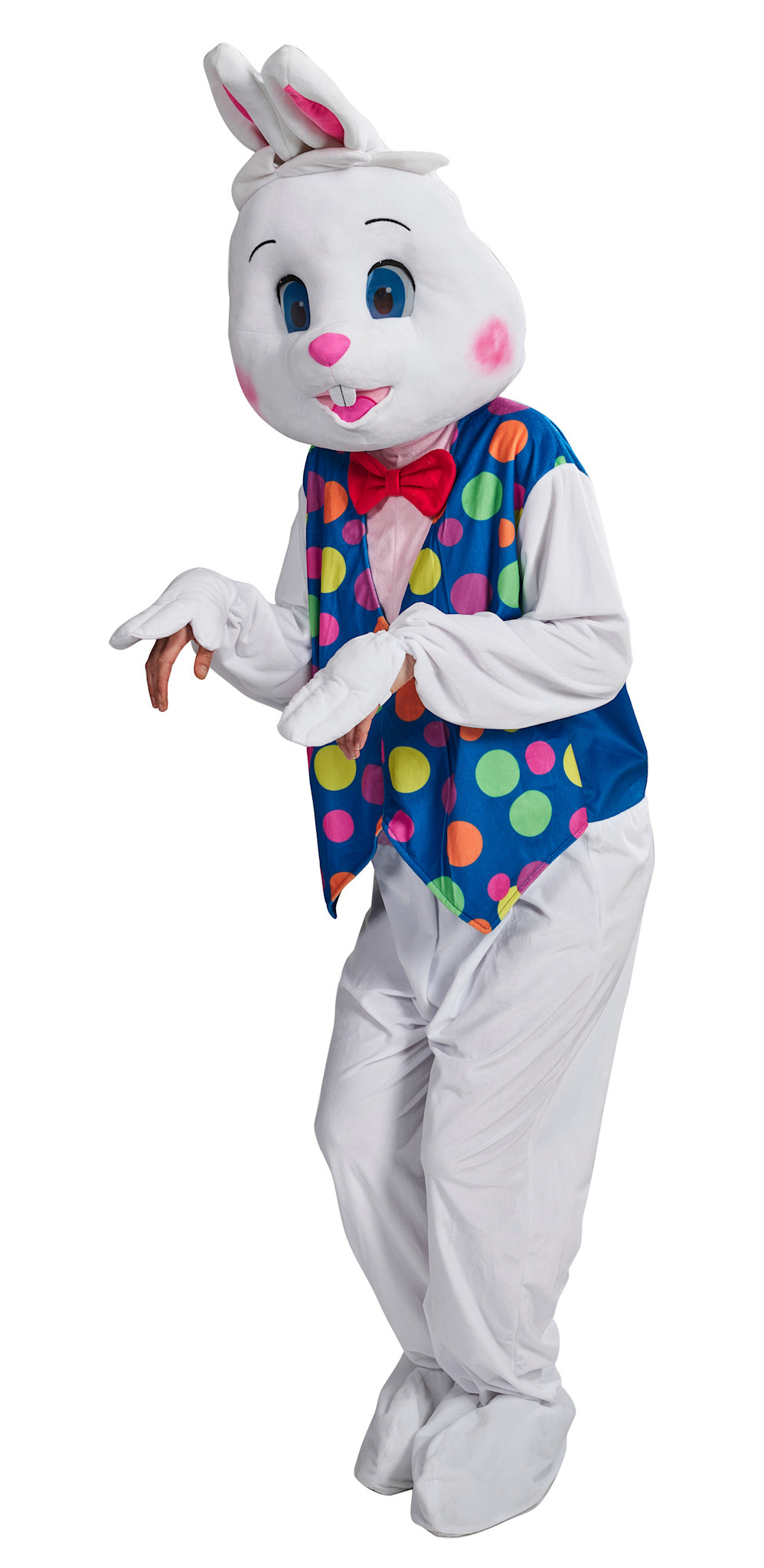 Feestshop.be Konijn haas Paashaas wit multi