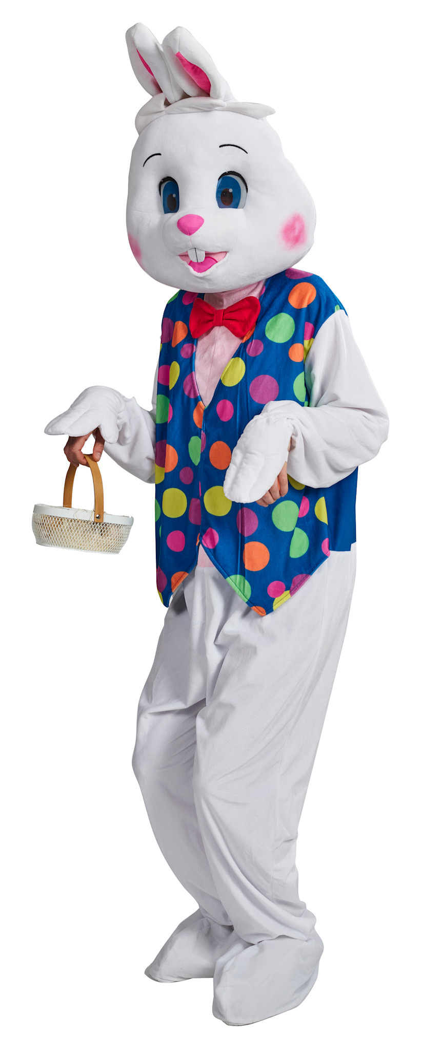 Feestshop.be Konijn haas Paashaas wit multi