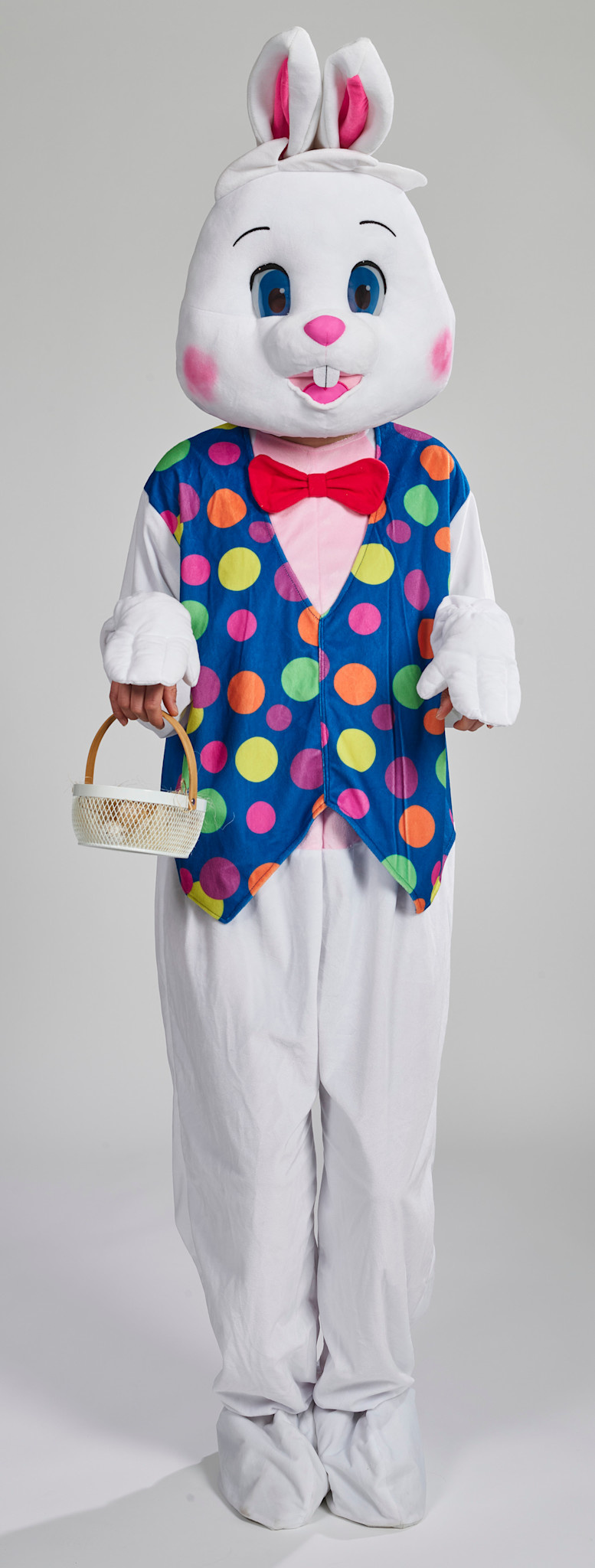 Feestshop.be Konijn haas Paashaas wit multi